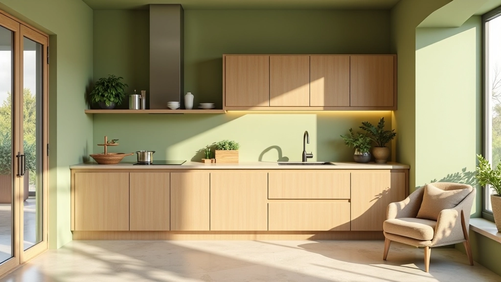 Guida palette oliva e verde per interni moderni