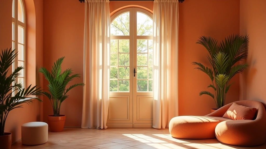 Camere durante le quattro stagioni, luce naturale che cambia, evoluzione dei colori